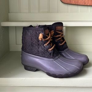 Girl’s Sperry Saltwater Boot 12